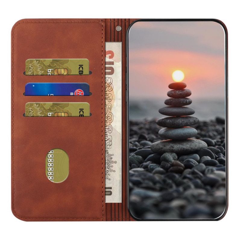 Folio-hoesje Google Pixel 6 Pro Telefoonhoesje Style Leder S-design