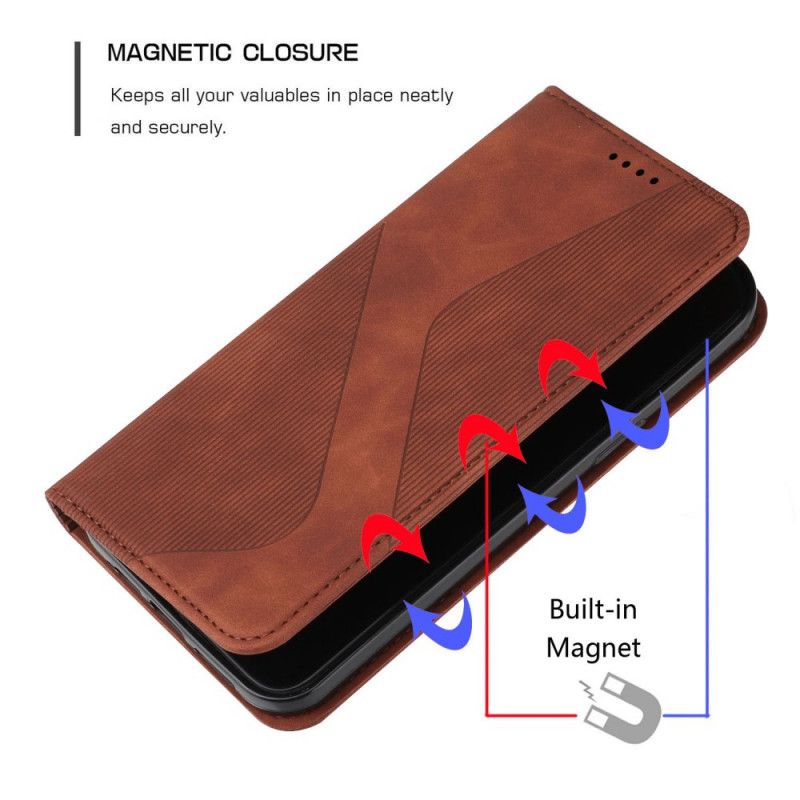 Folio-hoesje Google Pixel 6 Pro Telefoonhoesje Style Leder S-design