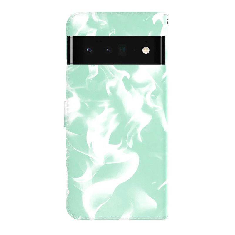 Leren Hoesje Google Pixel 6 Pro Abstract Patroon Bescherming Hoesje