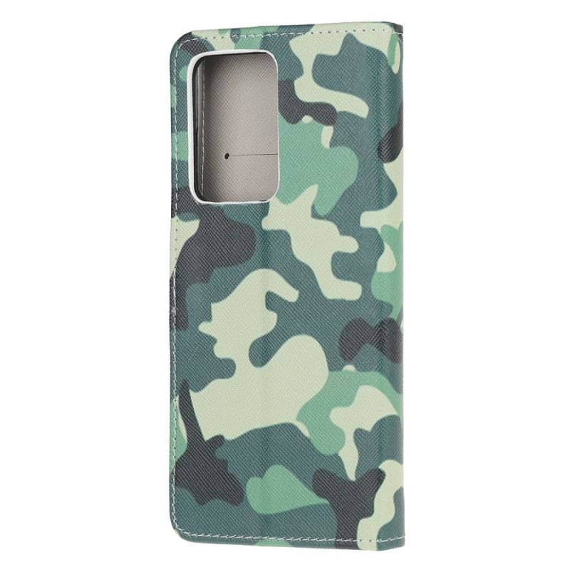 Bescherming Hoesje Samsung Galaxy Note 20 Ultra Telefoonhoesje Militaire Camouflage