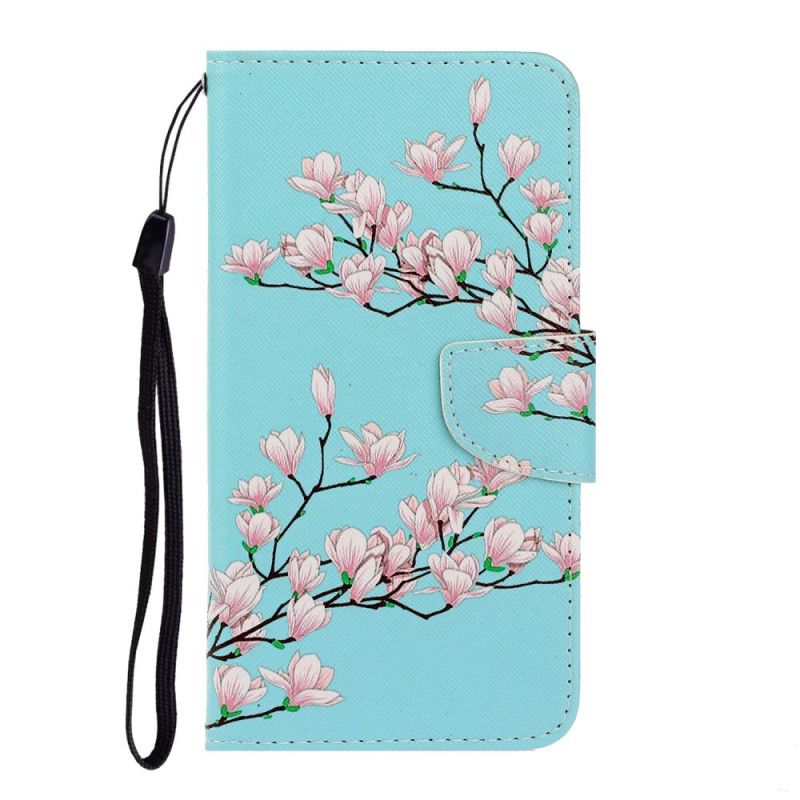 Flip Case Leren Samsung Galaxy Note 20 Ultra Stringstruik