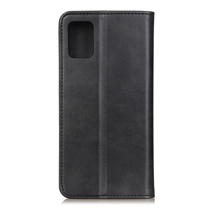 Folio-hoesje voor Samsung Galaxy Note 20 Ultra Rood Zwart Elegant Splitleer