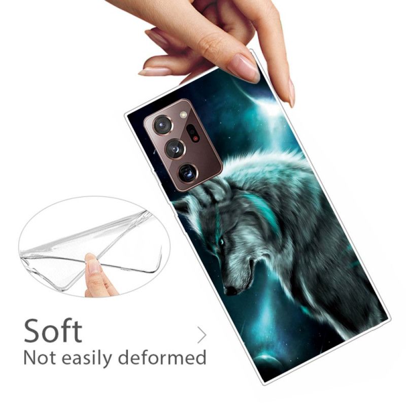 Hoesje voor Samsung Galaxy Note 20 Ultra Koninklijke Wolf