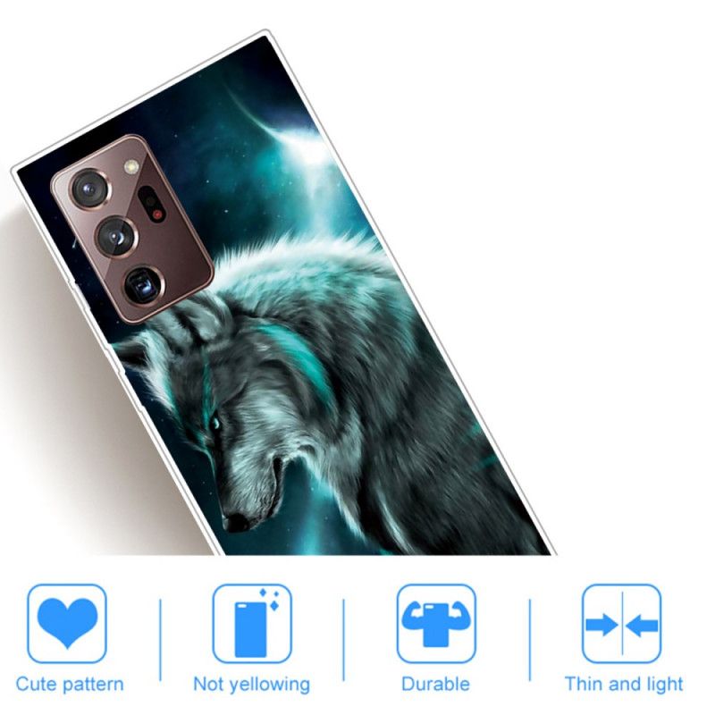 Hoesje voor Samsung Galaxy Note 20 Ultra Koninklijke Wolf