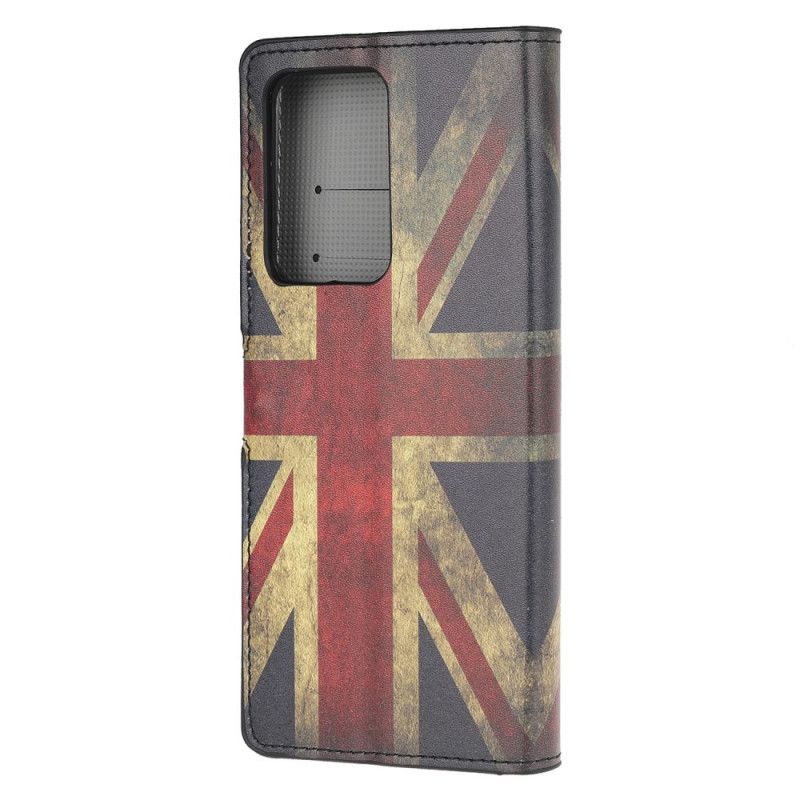 Leren Hoesje Samsung Galaxy Note 20 Ultra Engelse Vlag