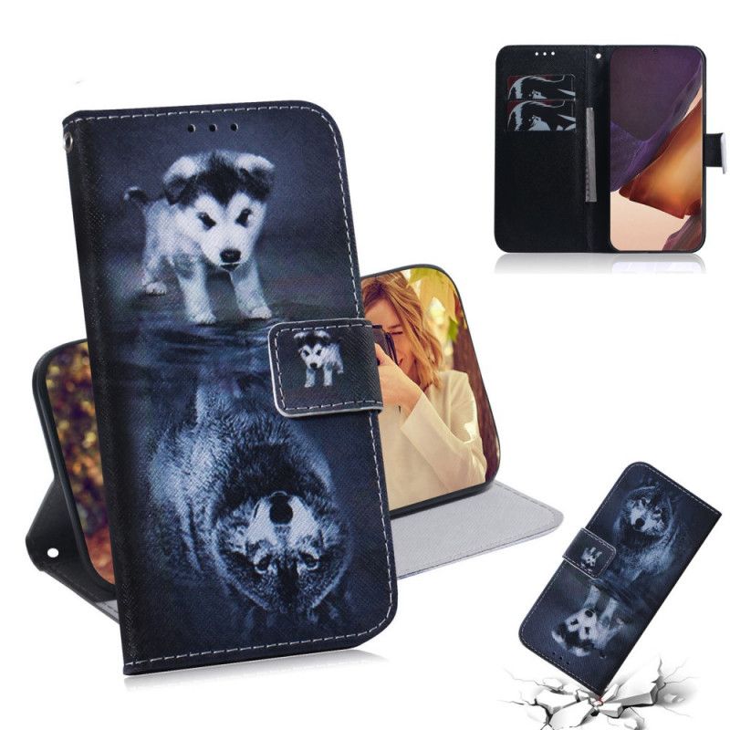 Leren Hoesje Samsung Galaxy Note 20 Ultra Ernesto De Wolf