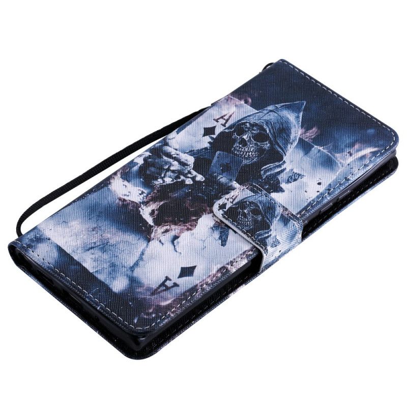 Leren Hoesje Samsung Galaxy Note 20 Ultra Telefoonhoesje Games Of Death