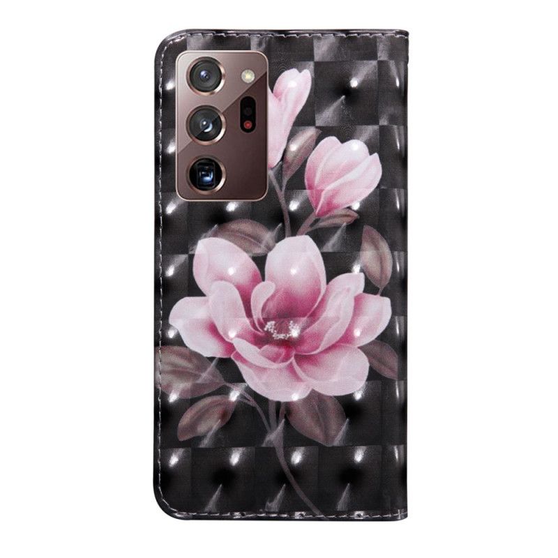 Leren Hoesje voor Samsung Galaxy Note 20 Ultra Bloemen Bloeien