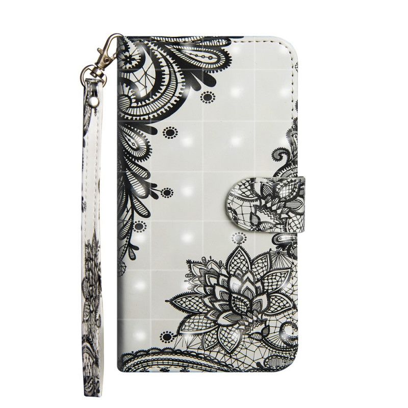 Leren Hoesje voor Samsung Galaxy Note 20 Ultra Chique Kant