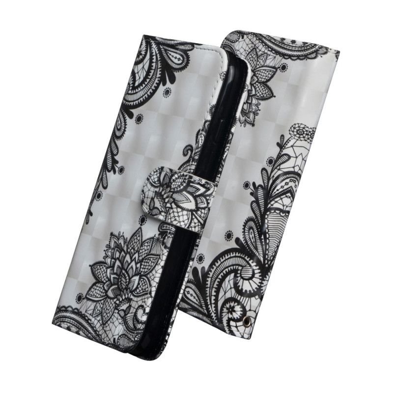 Leren Hoesje voor Samsung Galaxy Note 20 Ultra Chique Kant