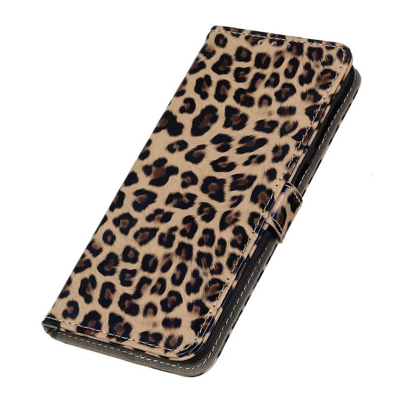 Leren Hoesje voor Samsung Galaxy Note 20 Ultra Luipaard