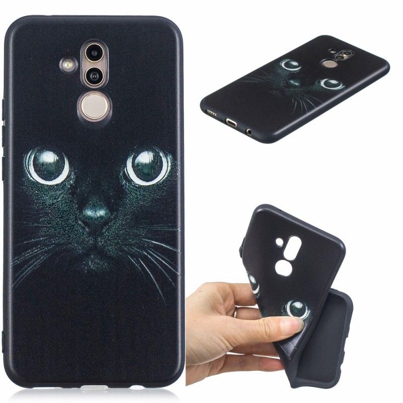 Case Hoesje Huawei Mate 20 Lite Telefoonhoesje Kattenogen