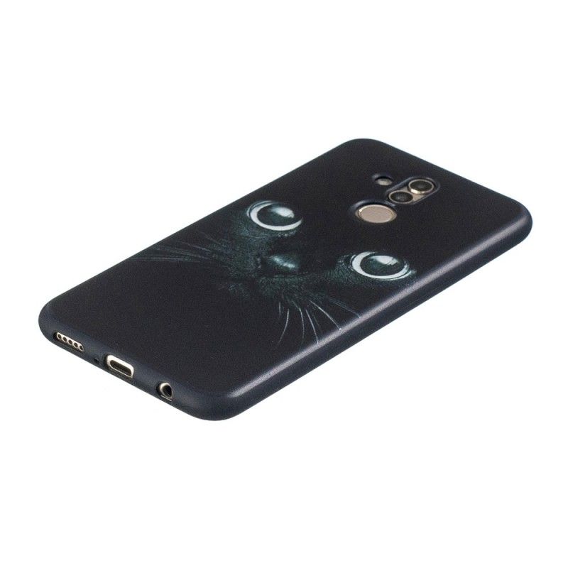 Case Hoesje Huawei Mate 20 Lite Telefoonhoesje Kattenogen