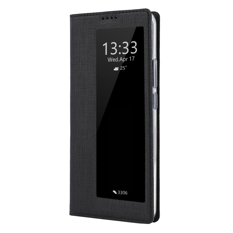 Bekijk Omslag Huawei P40 Grijs Zwart Getextureerde Vili Dmx