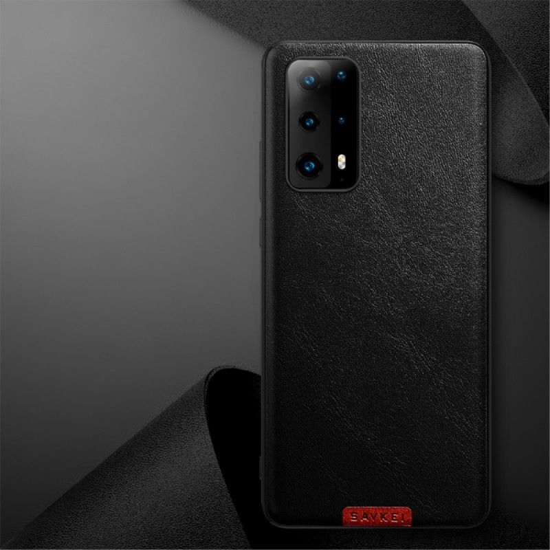 Case Hoesje Huawei P40 Groen Telefoonhoesje Premium Leerstijl