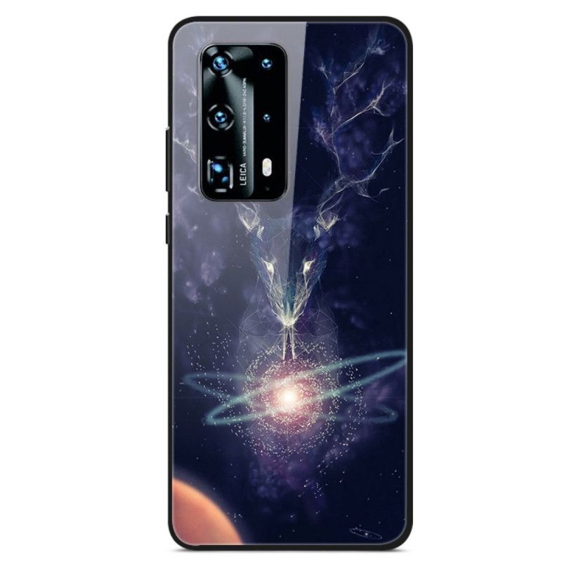 Case Hoesje Huawei P40 Telefoonhoesje Ster Hert Gehard Glas