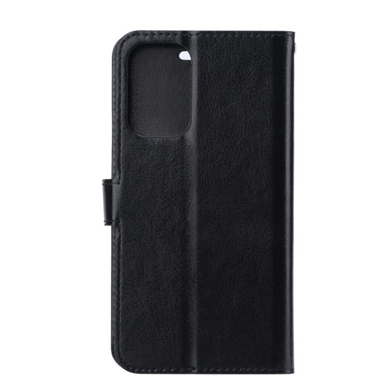 Cover Folio-hoesje Huawei P40 Bruin Zwart Telefoonhoesje Extreem Slank Leereffect