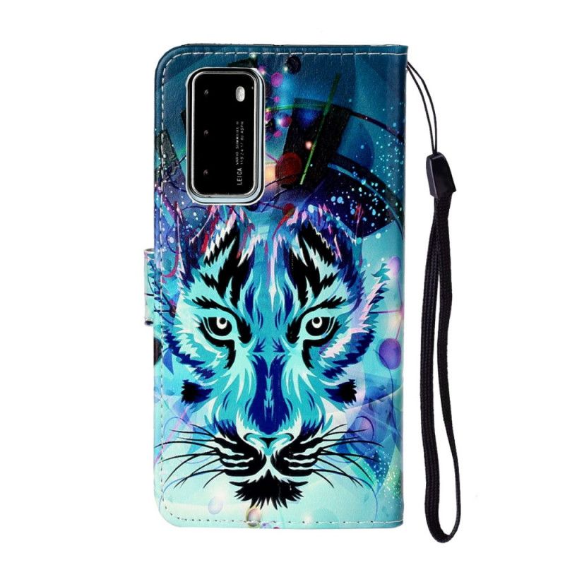 Cover Folio-hoesje Huawei P40 Telefoonhoesje Ijstijger