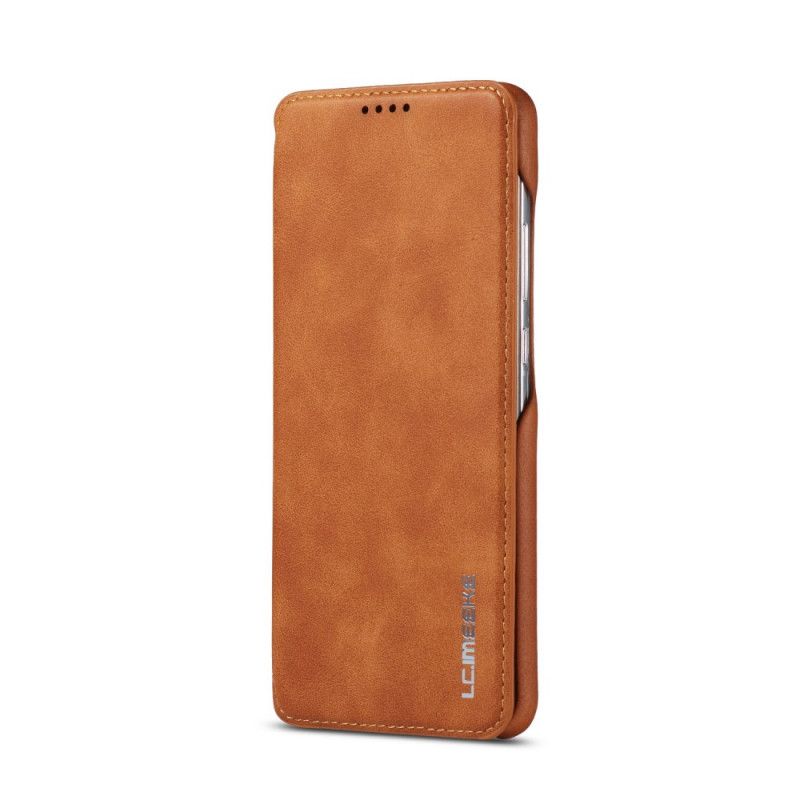 Folio-hoesje Huawei P40 Rood Zwart Lc.Imeeke Leereffect