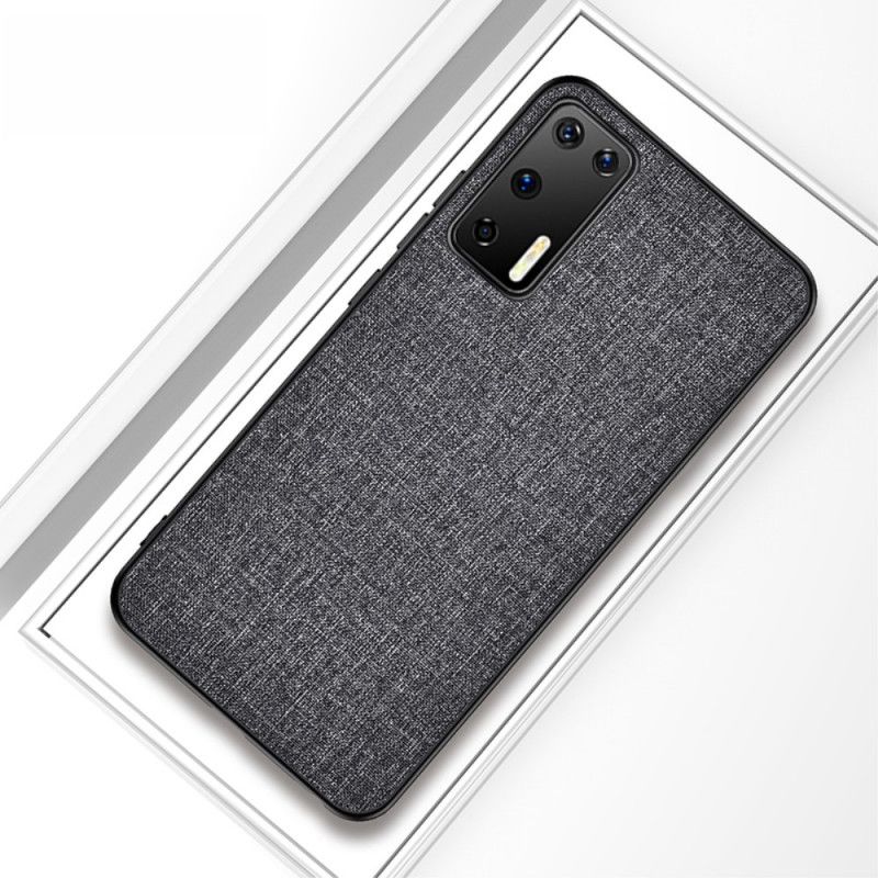 Hoesje Huawei P40 Grijs Stofstructuur