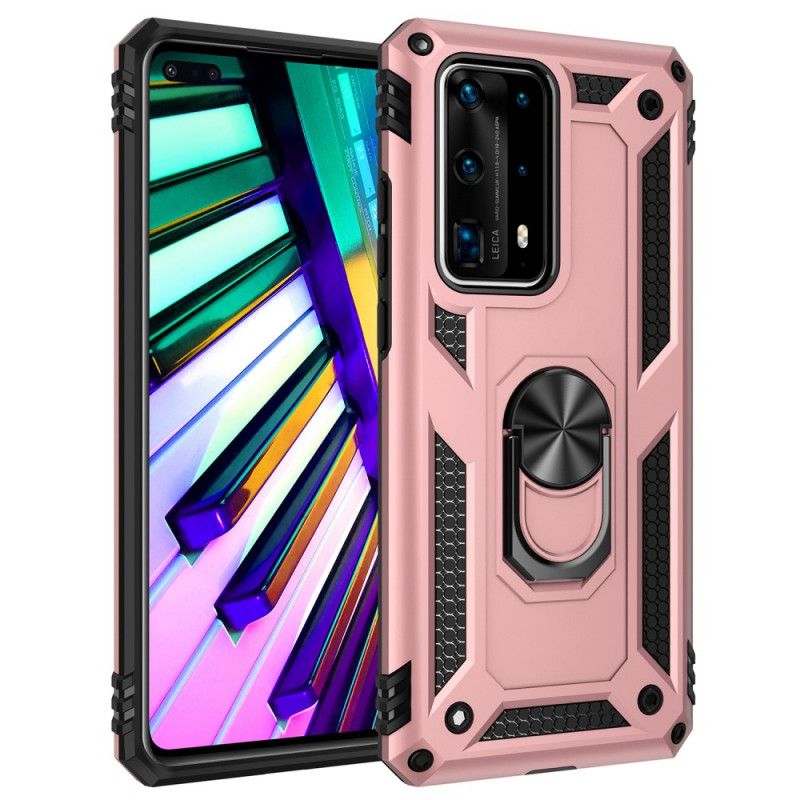 Hoesje Huawei P40 Groen Rood Premium Ring