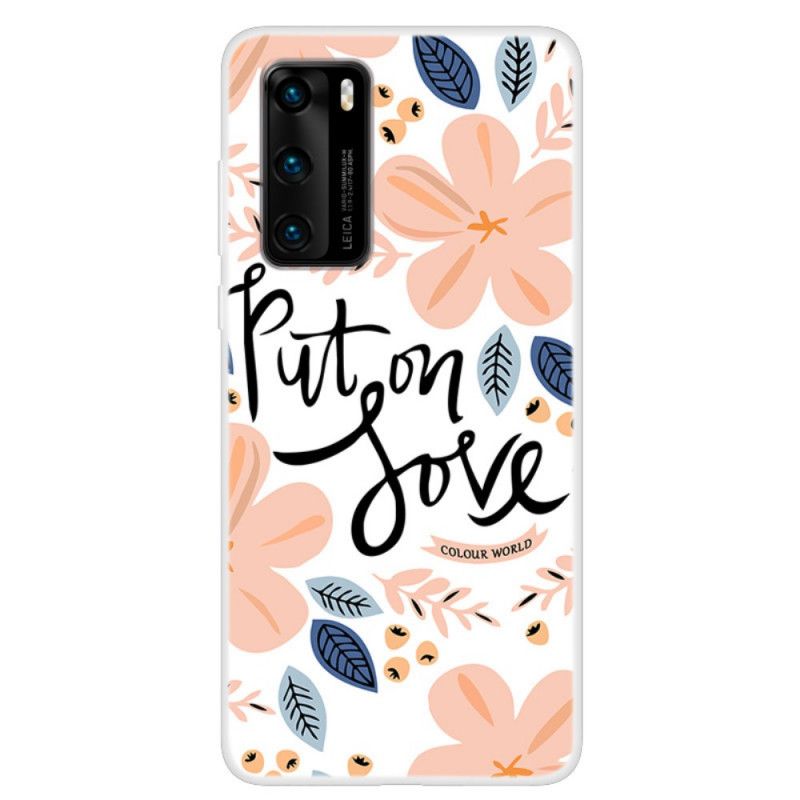 Hoesje Huawei P40 Liefde Aandoen