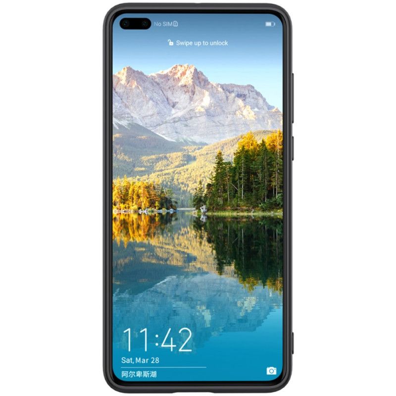 Hoesje Huawei P40 Paars Grijs Oogverblindend Nillkin