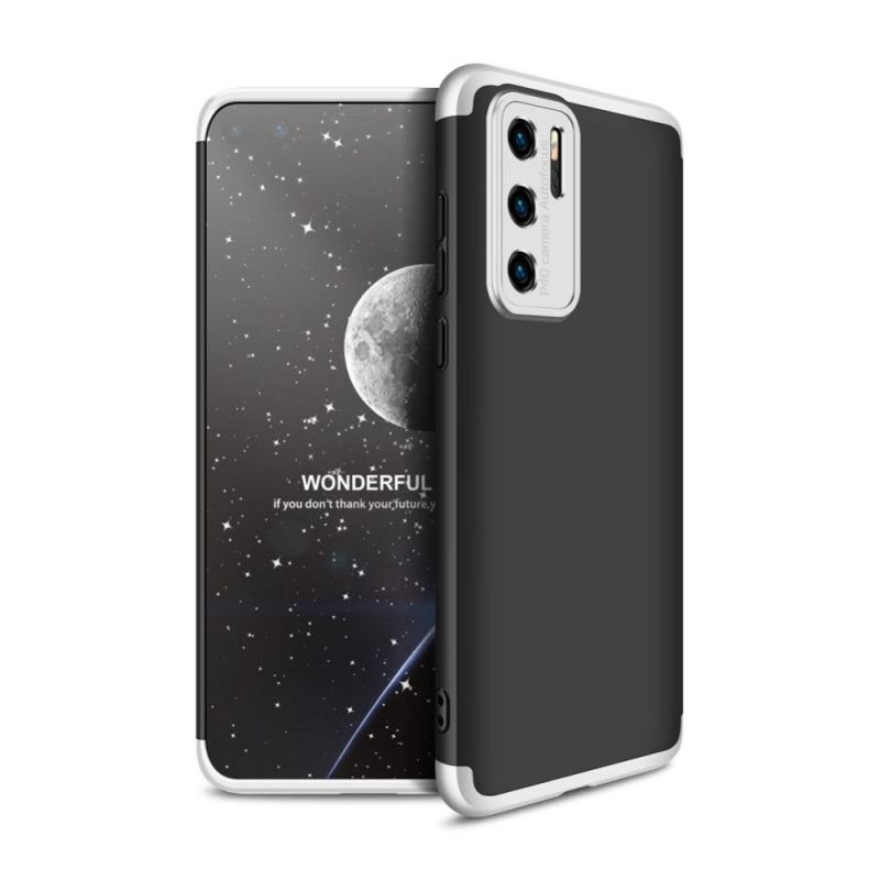 Hoesje Huawei P40 Rood Zwart Afneembare Gkk