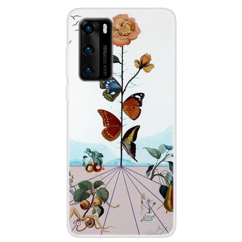 Hoesje Huawei P40 Vlinders Van De Natuur