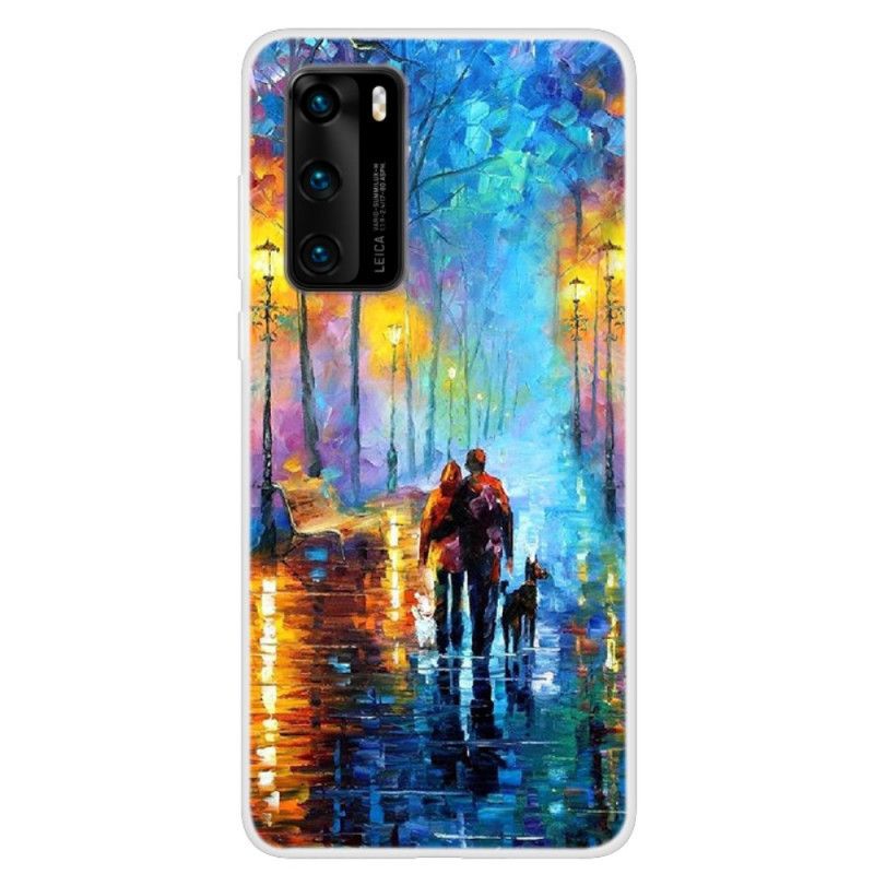 Hoesje voor Huawei P40 Gezinswandeling