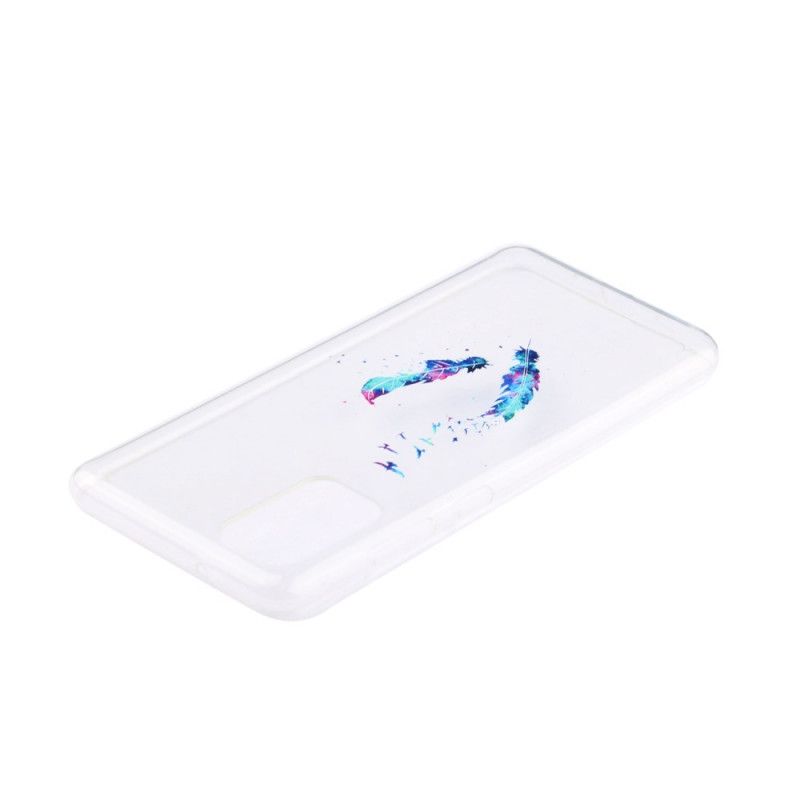 Hoesje voor Huawei P40 Transparante Veren