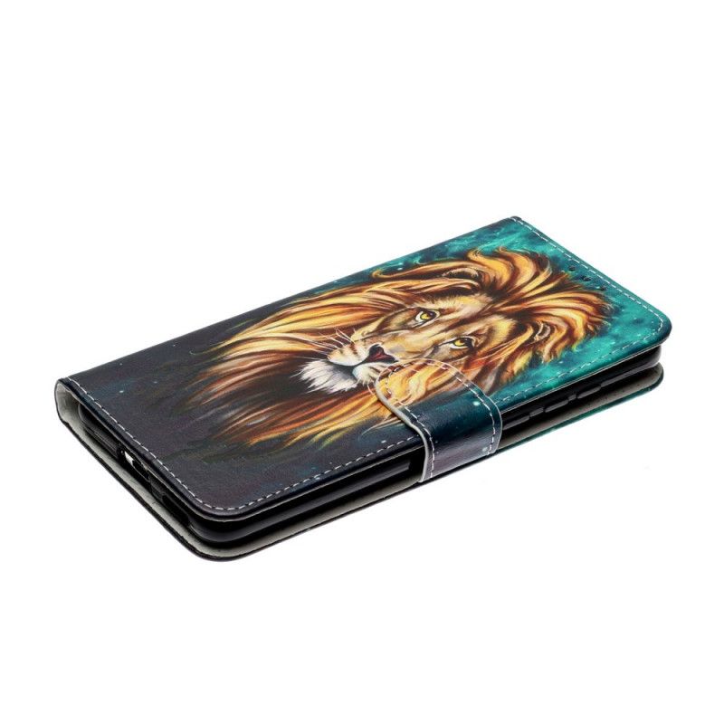 Leren Hoesje Huawei P40 Leeuwenhaar