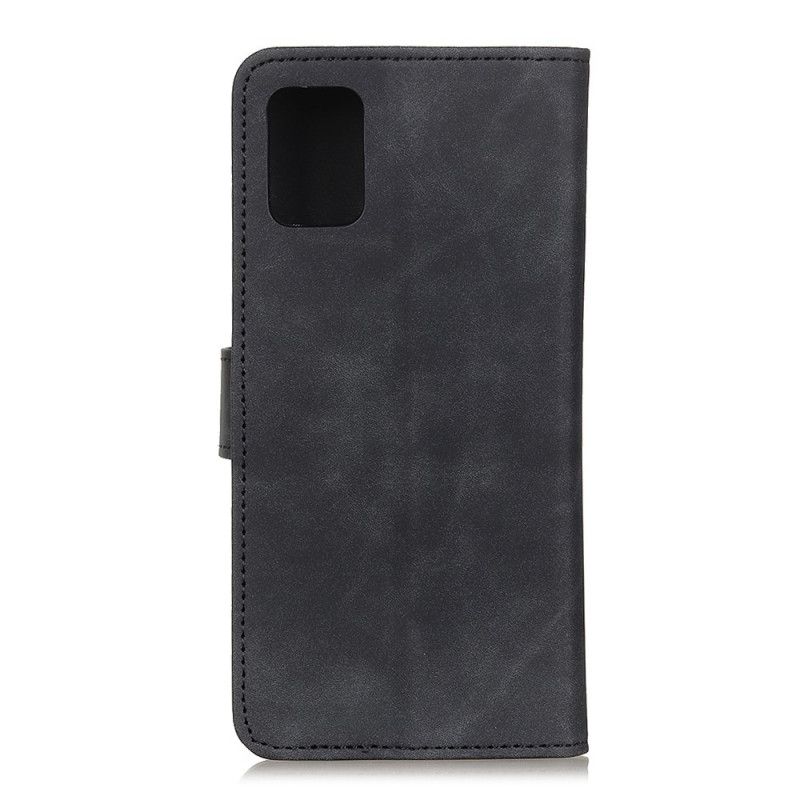 Leren Hoesje voor Huawei P40 Rood Zwart Vintage Khazneh Leereffect