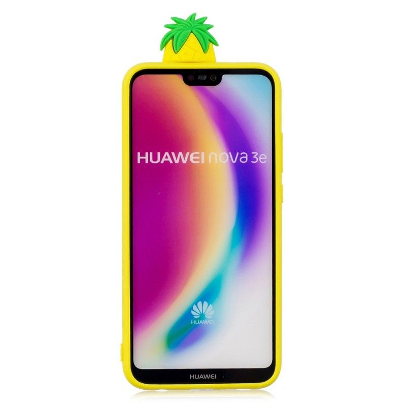 Case Hoesje Huawei P20 Lite Telefoonhoesje 3D Ananas