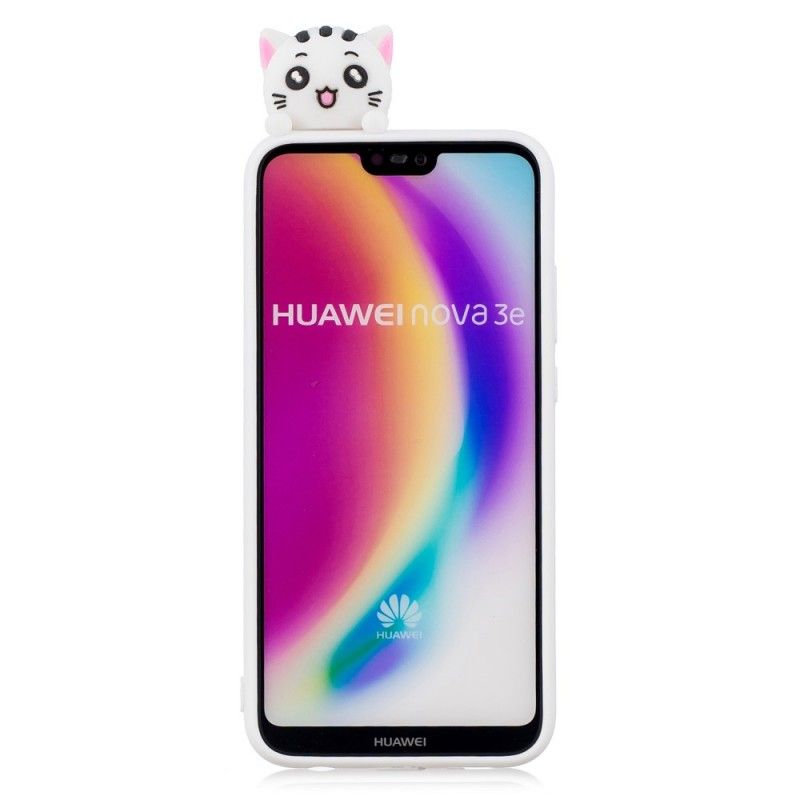 Case Hoesje Huawei P20 Lite Telefoonhoesje 3D Mijn Kat