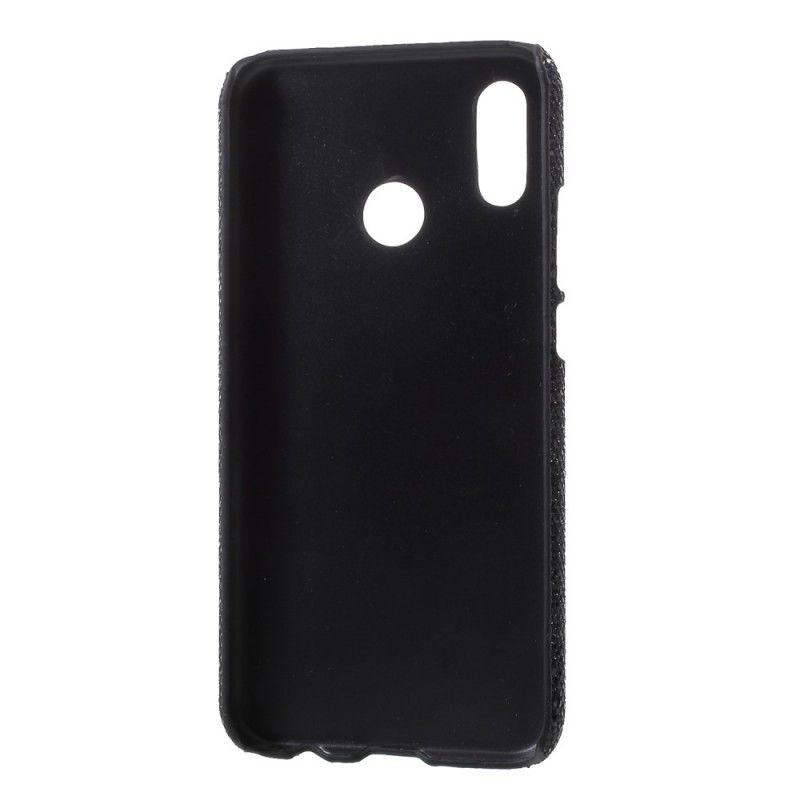 Case Hoesje Huawei P20 Lite Zilver Magenta Telefoonhoesje Pailletten