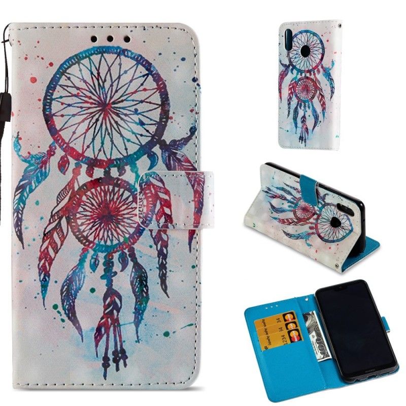 Cover Folio-hoesje Huawei P20 Lite Telefoonhoesje Mijn Dromenvanger