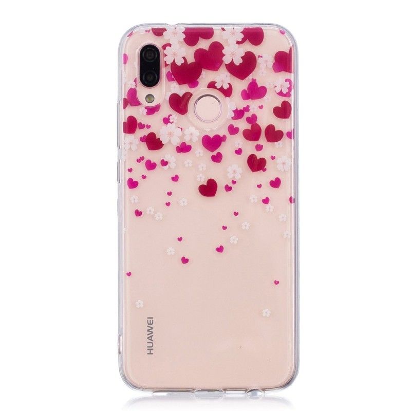 Cover Hoesje Huawei P20 Lite Telefoonhoesje Regen Van Harten