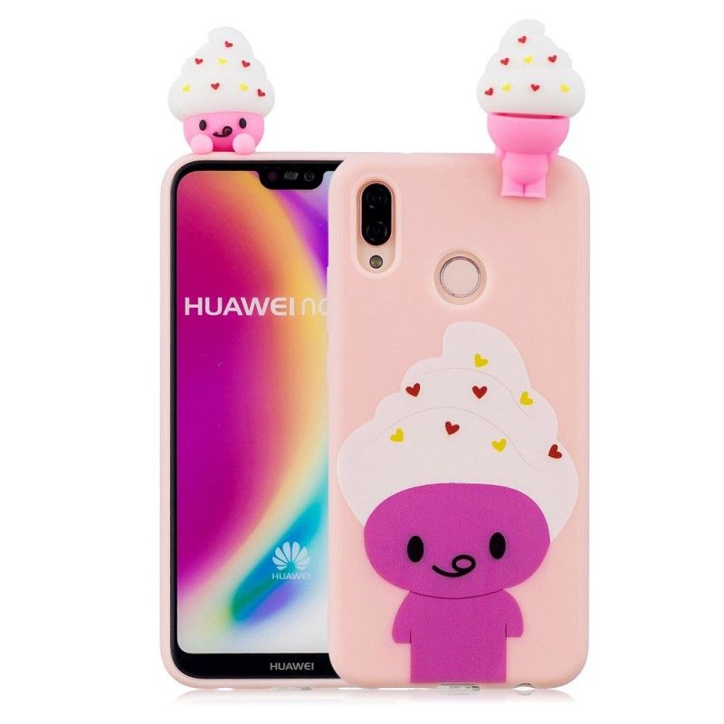 Hoesje Huawei P20 Lite 3D Fun-Ijsje