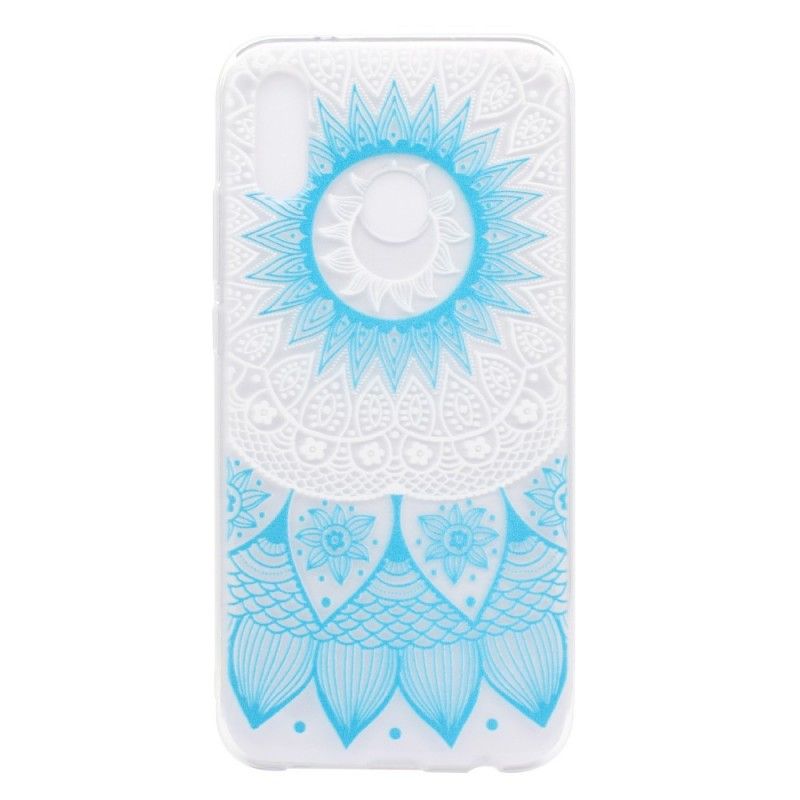 Hoesje Huawei P20 Lite Rose Transparante Kleurrijke Mandala