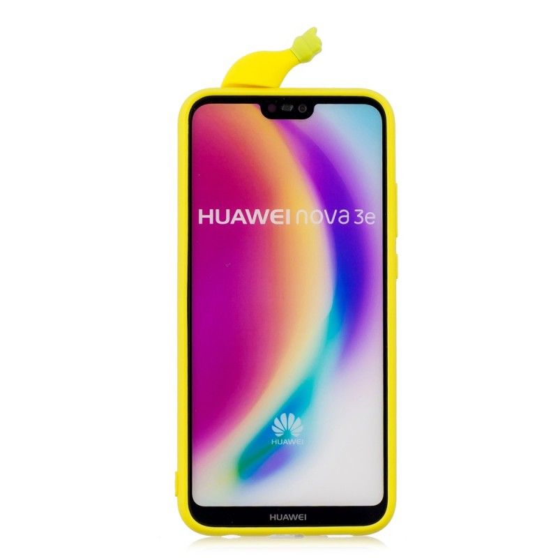 Hoesje Huawei P20 Lite Telefoonhoesje 3D Banaan