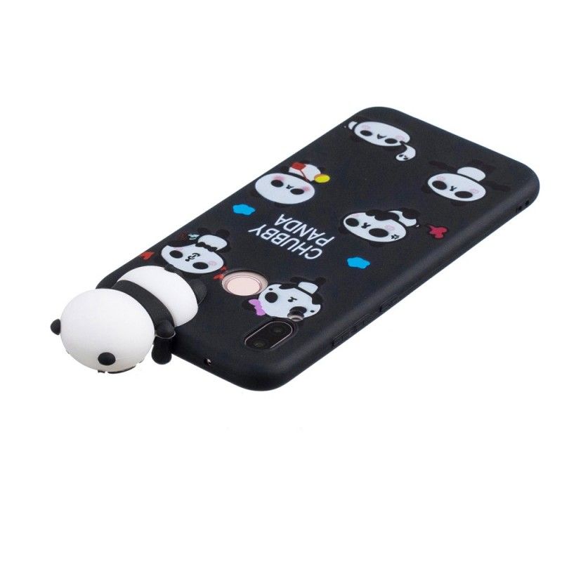 Hoesje Huawei P20 Lite Telefoonhoesje 3D Chuba Panda