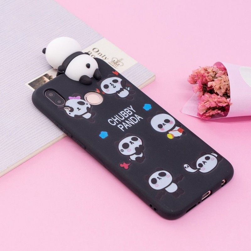 Hoesje Huawei P20 Lite Telefoonhoesje 3D Chuba Panda