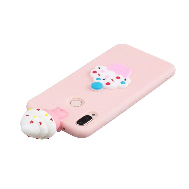 Hoesje Huawei P20 Lite Telefoonhoesje 3D Cup Cake