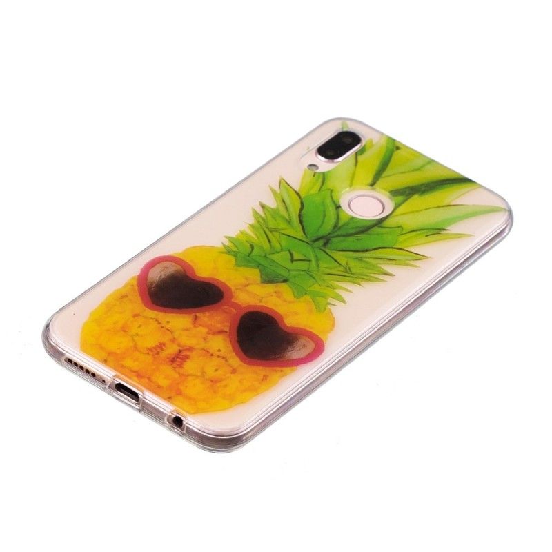 Hoesje Huawei P20 Lite Telefoonhoesje Transparante Incognito Ananas