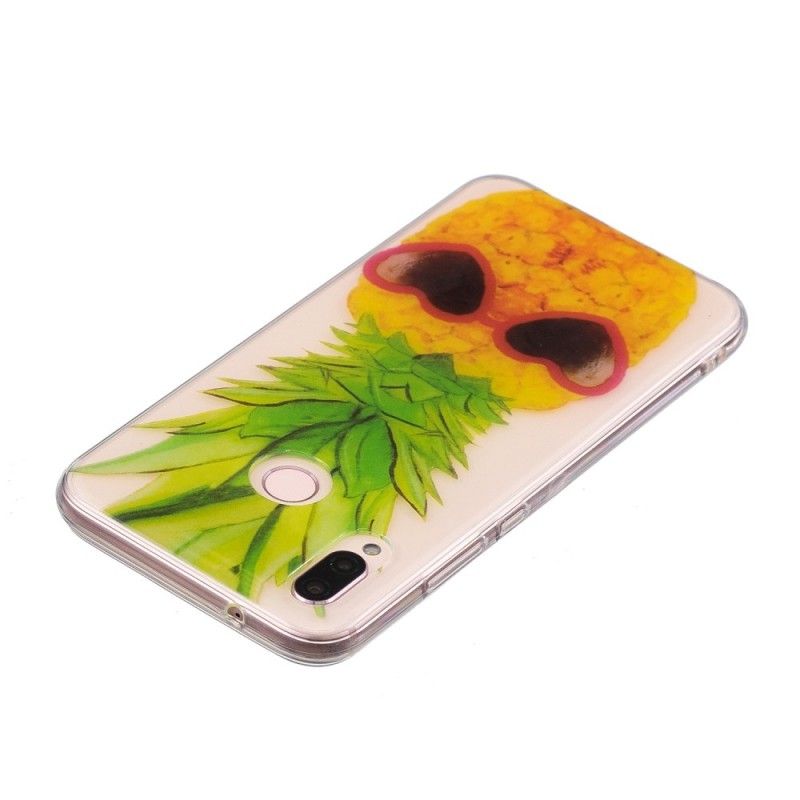 Hoesje Huawei P20 Lite Telefoonhoesje Transparante Incognito Ananas