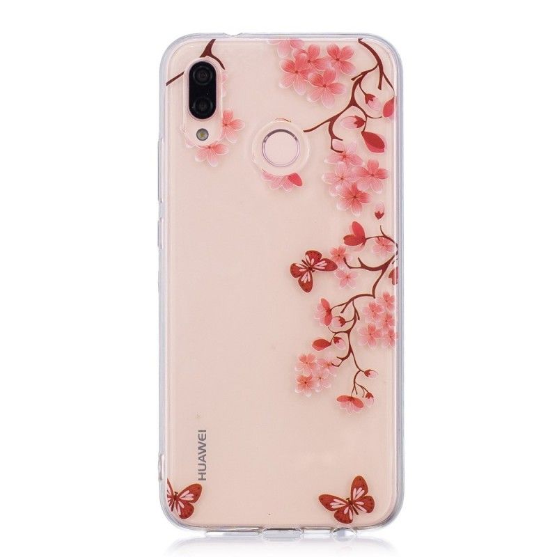 Hoesje Huawei P20 Lite Transparant Bloeiende Boom