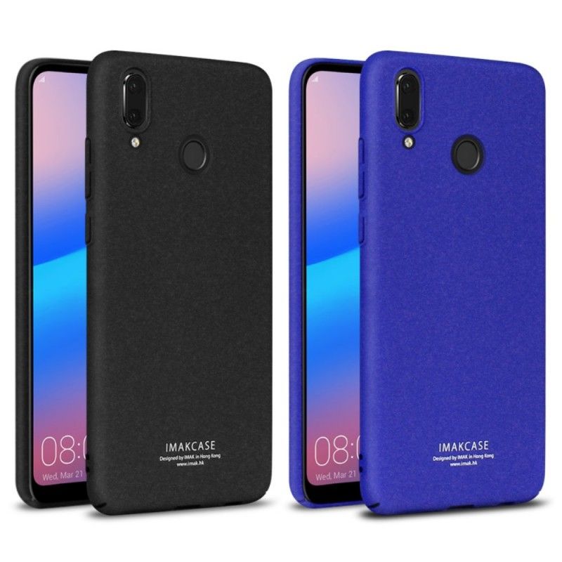 Hoesje voor Huawei P20 Lite Donkerblauw Ring