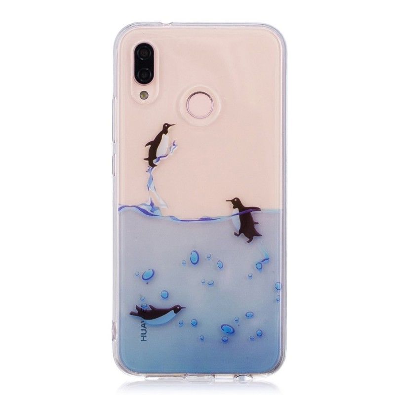 Hoesje voor Huawei P20 Lite Transparant Pinguïnspel