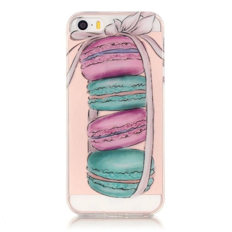 Hoesje voor iPhone 5 / 5S / SE Transparante Gourmet Bitterkoekjes